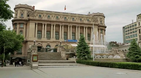 Bucharest Army house Stock Footage 50053411