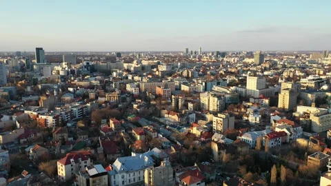 Bucharest Cityscape Stock Footage 260551714