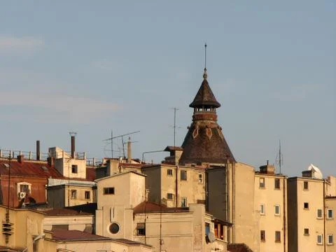 Bucharest cityscape Stock Photos