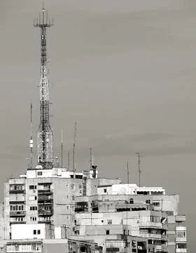 Bucharest cityscape Stock Photos