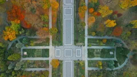Bucharest Drone View in a Autumn Day Stock Footage 220447278