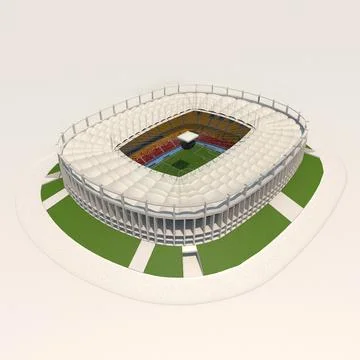 Bucharest Football Stadium 3D Model