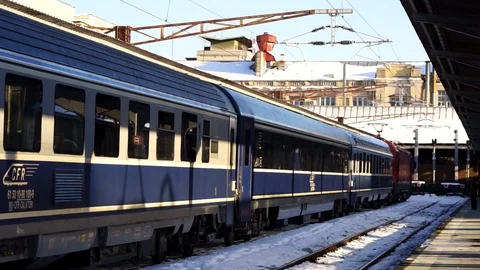 Bucharest Gara de Nord Stock Footage 124426011