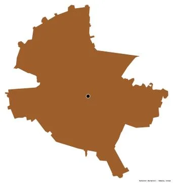 Bucharest, municipality of Romania, on white. Pattern Stock Illustration