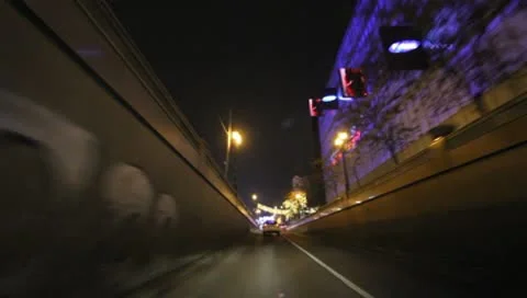 Bucharest By Night Stock-Footage 10569130