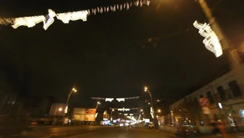 Bucharest By Night Stock Footage 10570721