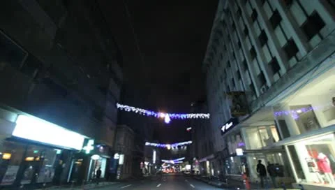 Bucharest By Night Stock Footage 10570839