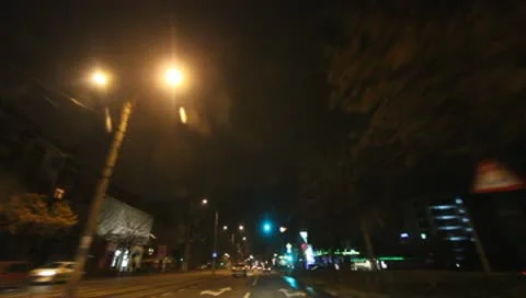 Bucharest By Night Stock Footage 10570915
