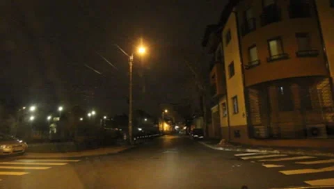Bucharest By Night Stock Footage 10570976