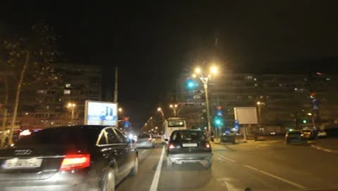Bucharest By Night Stock Footage 10570978