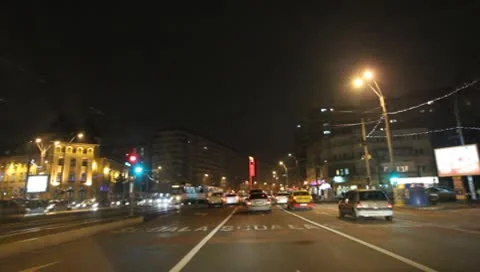 Bucharest By Night Stock Footage 10571020