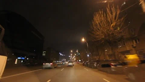Bucharest By Night Stock Footage 10571092