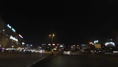 Bucharest By Night Stock Footage 10571155