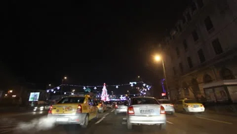 Bucharest By Night Stock Footage 10571159