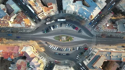 Bucharest, Piata Mihail Kogalniceanu Stock Footage 260812967