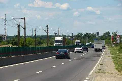 Bucharest ring road 库存照片