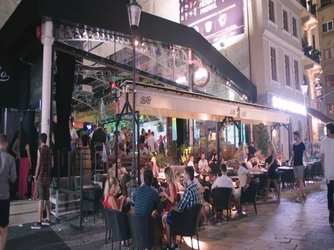 BUCHAREST, ROMANIA - AUGUST 4TH 2017: People in a dance club Stock Footage 78992444
