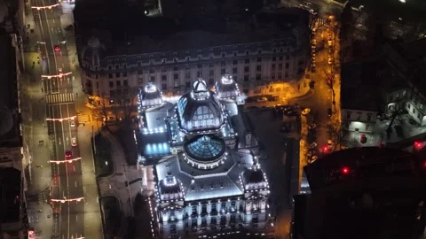 BUCHAREST ROMANIA DRONE SHOT 2025 Stock Footage 296972136