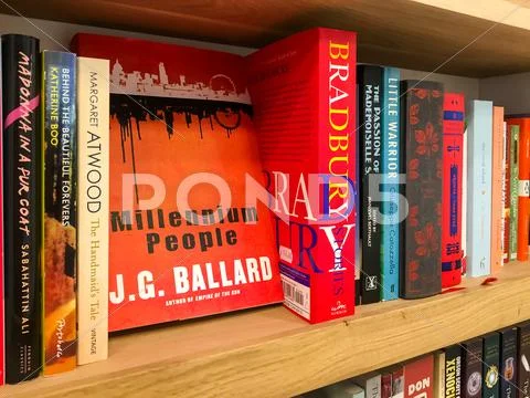 BUCHAREST, ROMANIA - SEPTEMBER 20, 2016: Latest English Famous Novels For Sal Stock Photos