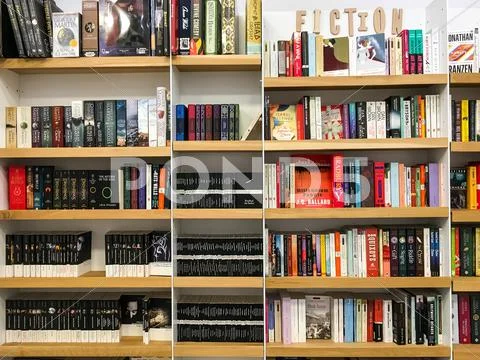 BUCHAREST, ROMANIA - SEPTEMBER 20, 2016: Latest English Famous Fiction Novels Stock Photos