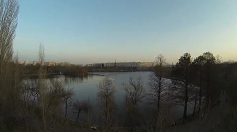 Bucharest Skyline View From A Drone Stock Footage 35417830