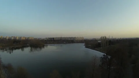 Bucharest Skyline View From A Drone Stock Footage 35418418