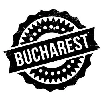 Bucharest stamp rubber grunge Stock Illustration