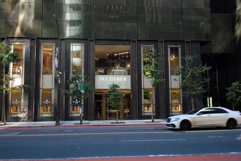 Bucherer TimeMachine in NYC Stock-Fotos