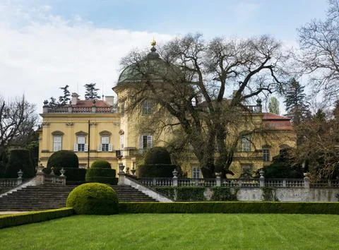 Buchlovice castle Stock Photos