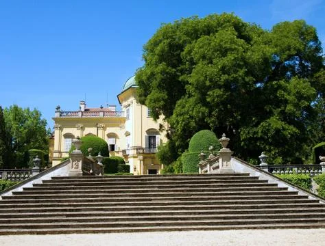 Buchlovice castle 스톡 사진