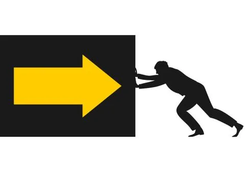 Buck the trend. Stock Illustration