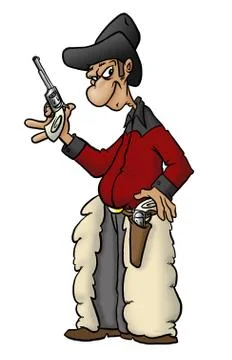 Buckaroo Stock Illustration