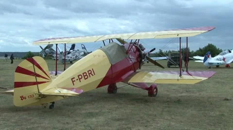 Bücker "Jungman" Stock Footage 7762072