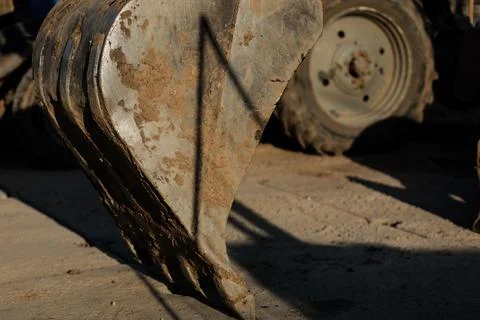 Bucket bulldozer Stock Photos