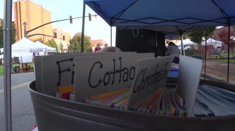 Bucket of Cards Stock Footage 58707107