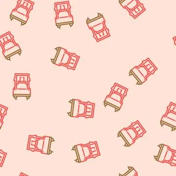 Bucket cement vector seamless pattern 스톡 일러스트