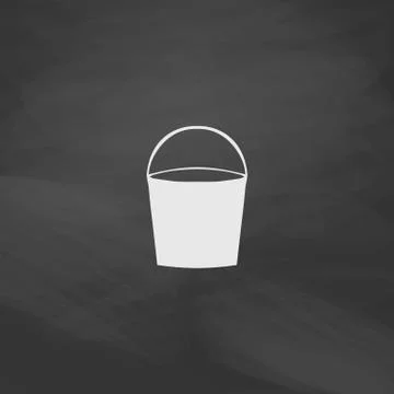 Bucket computer symbol Stock-Illustration