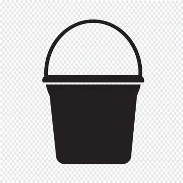Bucket icon Stock Illustration