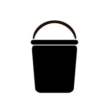 Bucket icon. Stock Illustration