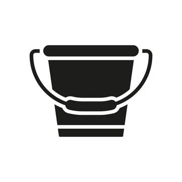 Bucket icon vector design templates simple and modern Stock Illustration
