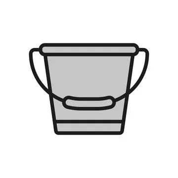 Bucket icon vector design templates simple and modern Stock Illustration