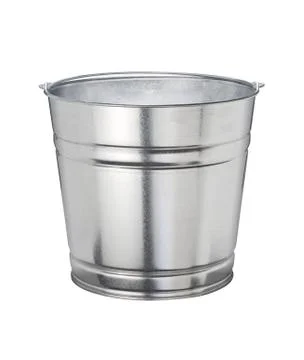 Bucket isolated with a clipping path Stock Photos