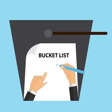 Bucket list Stock Illustration