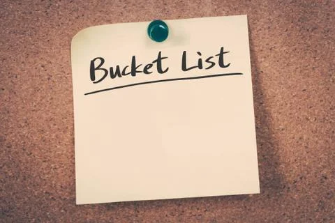Bucket List Stock Photos
