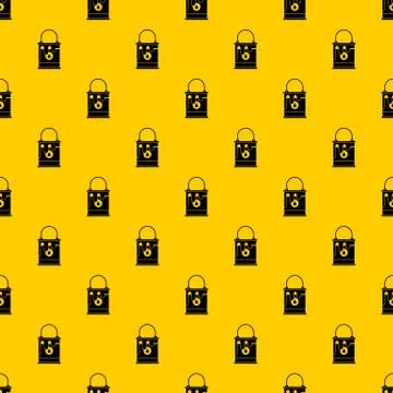 Bucket with paint pattern vector Stock Illustration