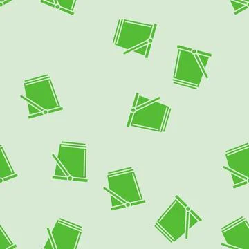 Bucket plastic package glyph seamless pattern Stockillustratie