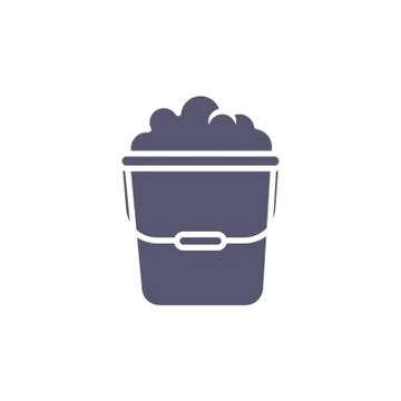 Bucket of soap water Stock-Illustration