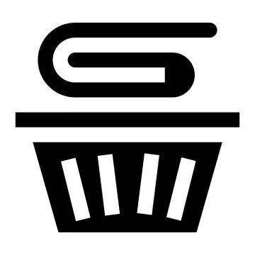 Bucket Vector Icon Design Illustration Illustrazione stock