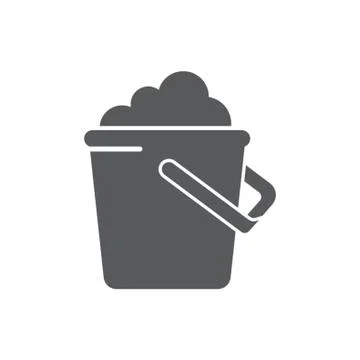 Bucket of water Stock-Illustration