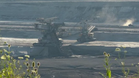 Bucket Wheel Excavator2 Stock Footage 340120709